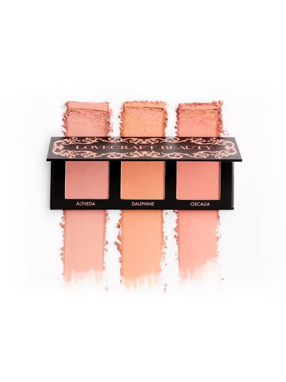 🥳HP🎉NIB Lovecraft Beauty Blush Palette in Altheda, Dauphine & Oscalia